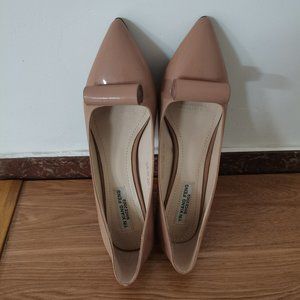 Longch Women's Classic Simple Pointed High Heels Tan